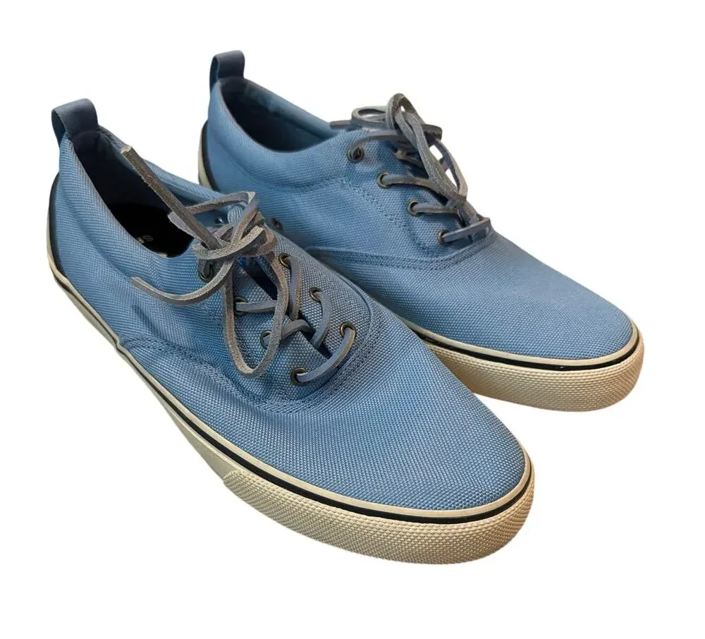 Sperry SeaCycled Striper II CVO Sneakers Light Blue Men's Size 12